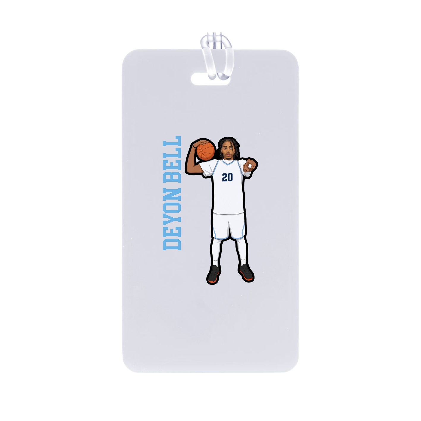 Bag Tag — Name Vertical in Classic