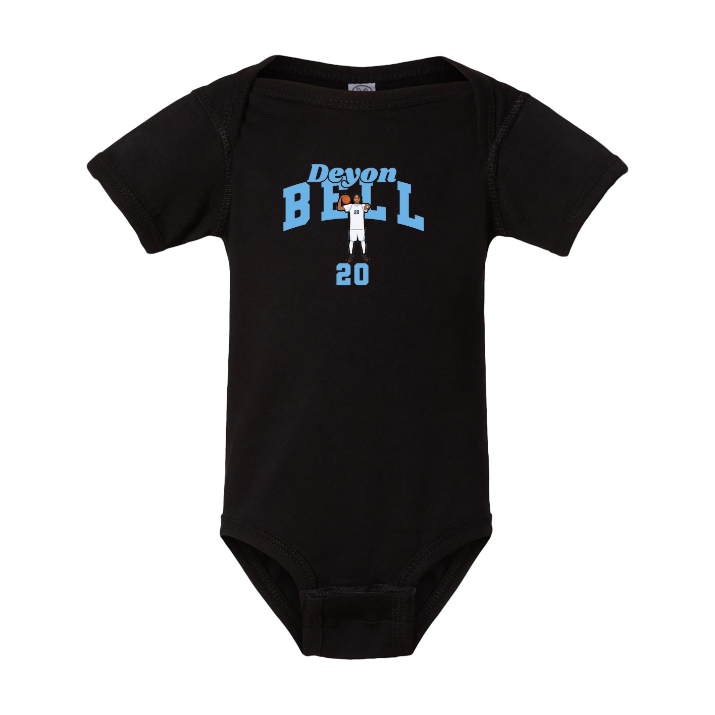 Baby Onesie — Signature Arch in Black