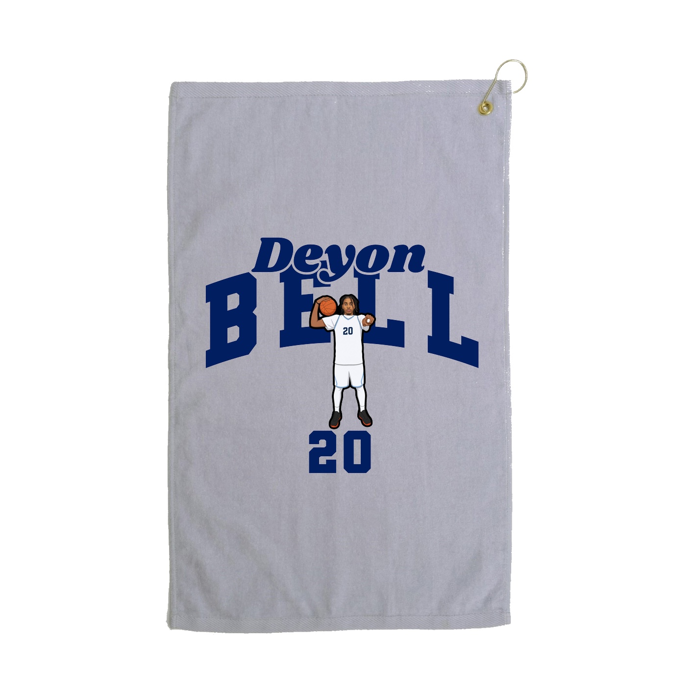Golf Towel — Signature Arch in Grey