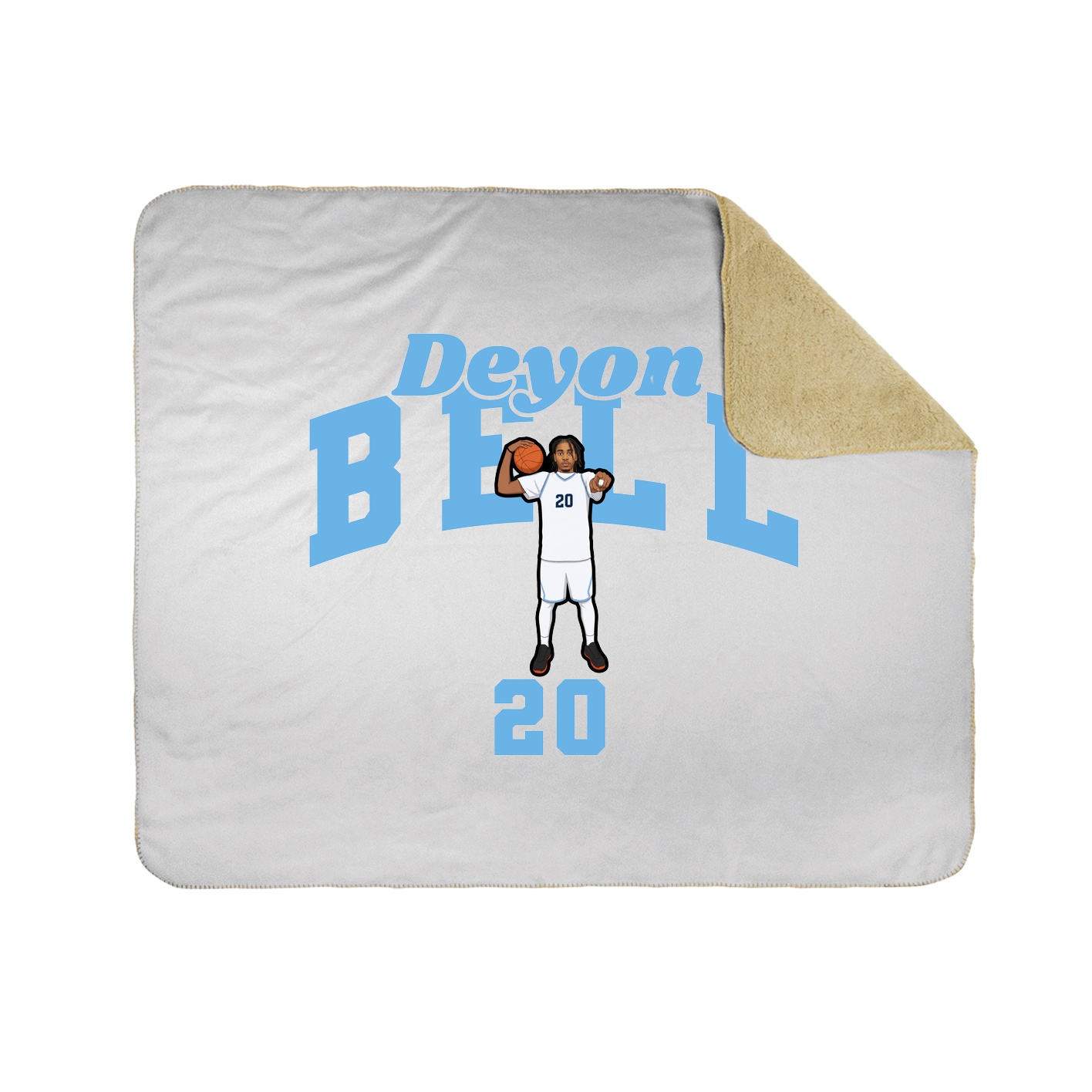 Throw Blanket — Signature Arch in White