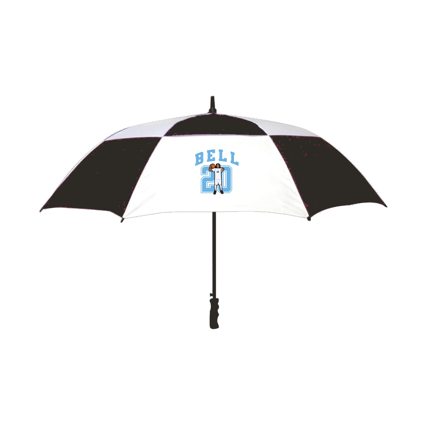 Golf Umbrella — Number in Black