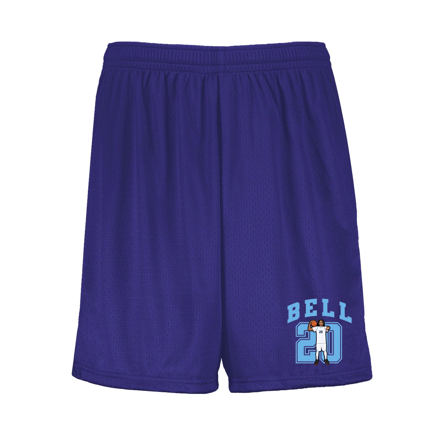 Shorts — Number in Purple