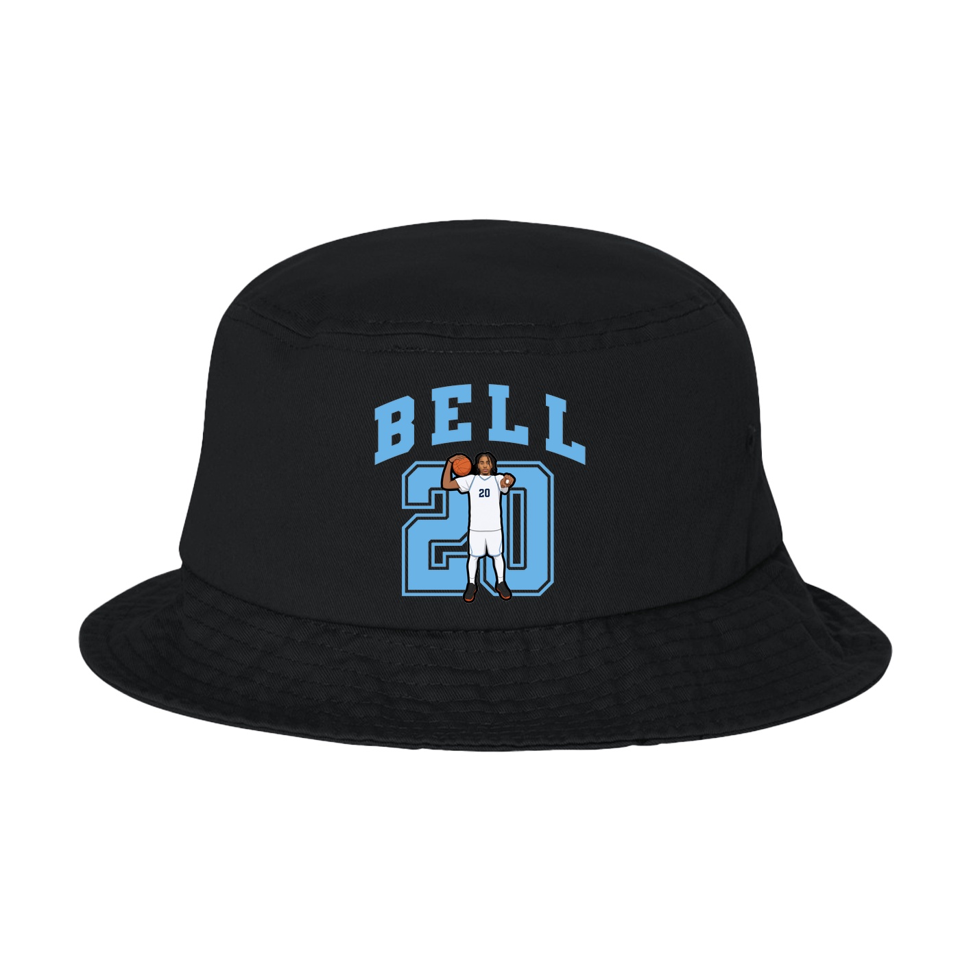 Bucket Cap — Number in Black