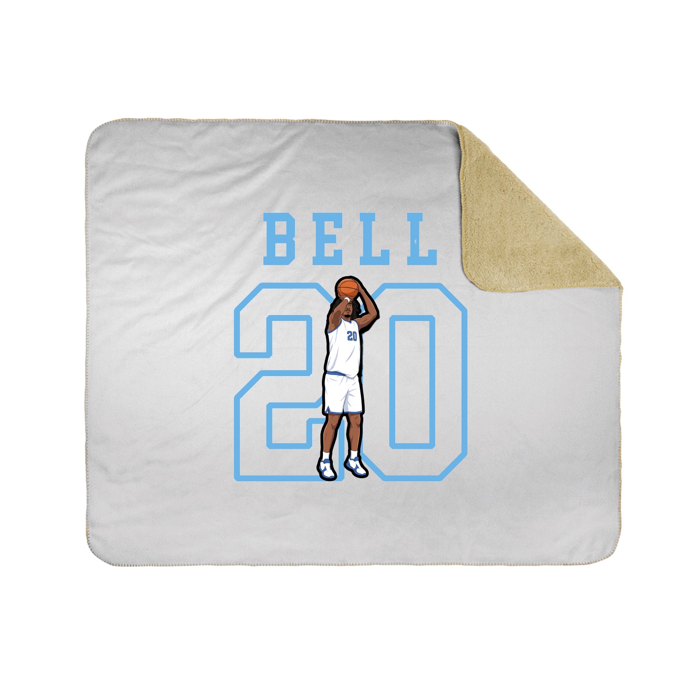 Throw Blanket — Shirsey in White