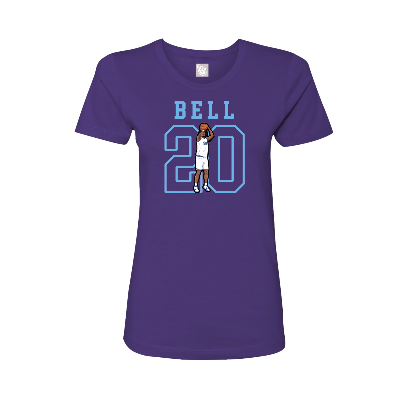 Fitted Women's Tee — Shirsey in Purple