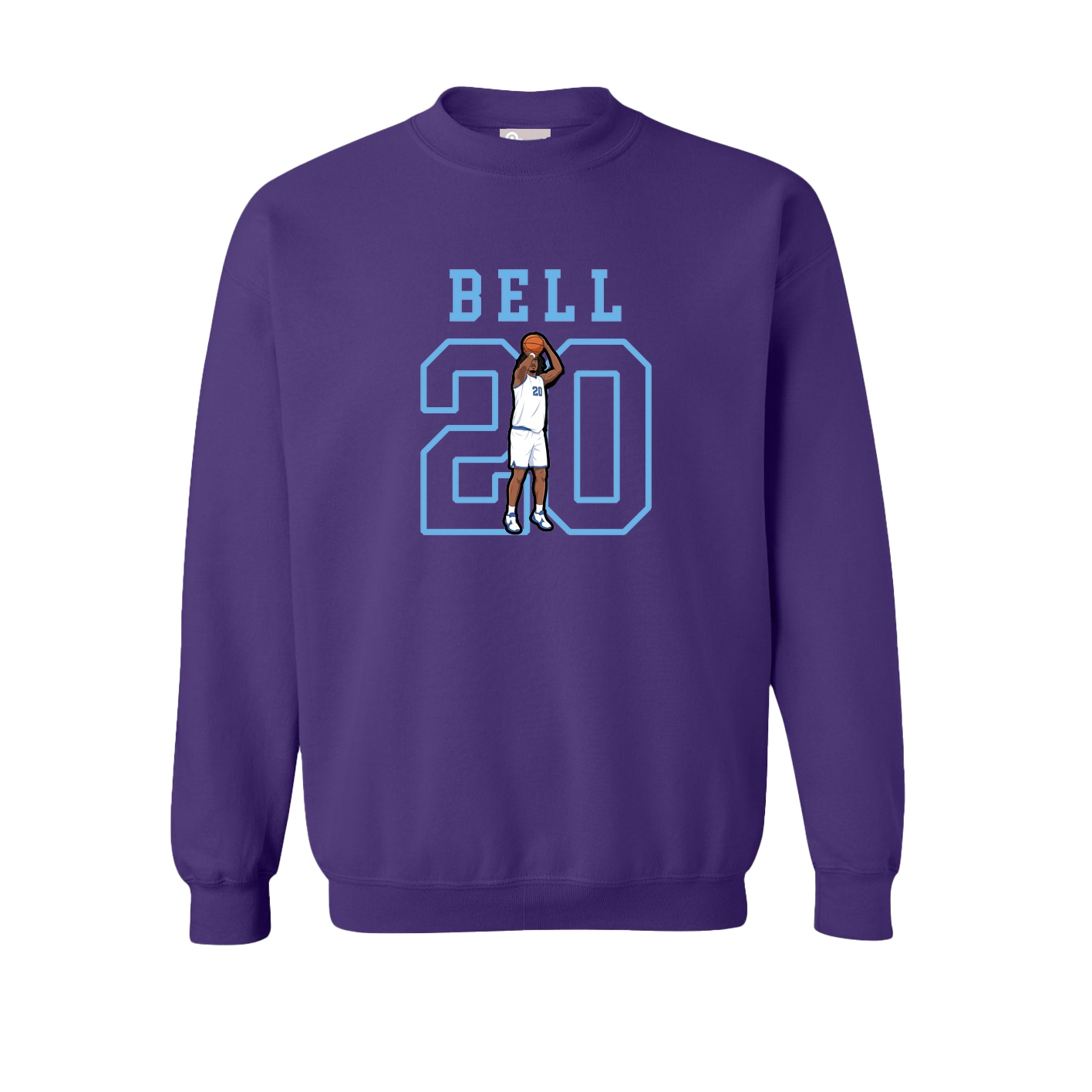 Fleece Crew — Shirsey in Purple