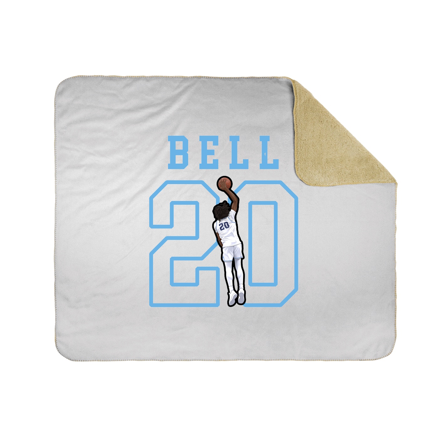 Throw Blanket — Shirsey in White