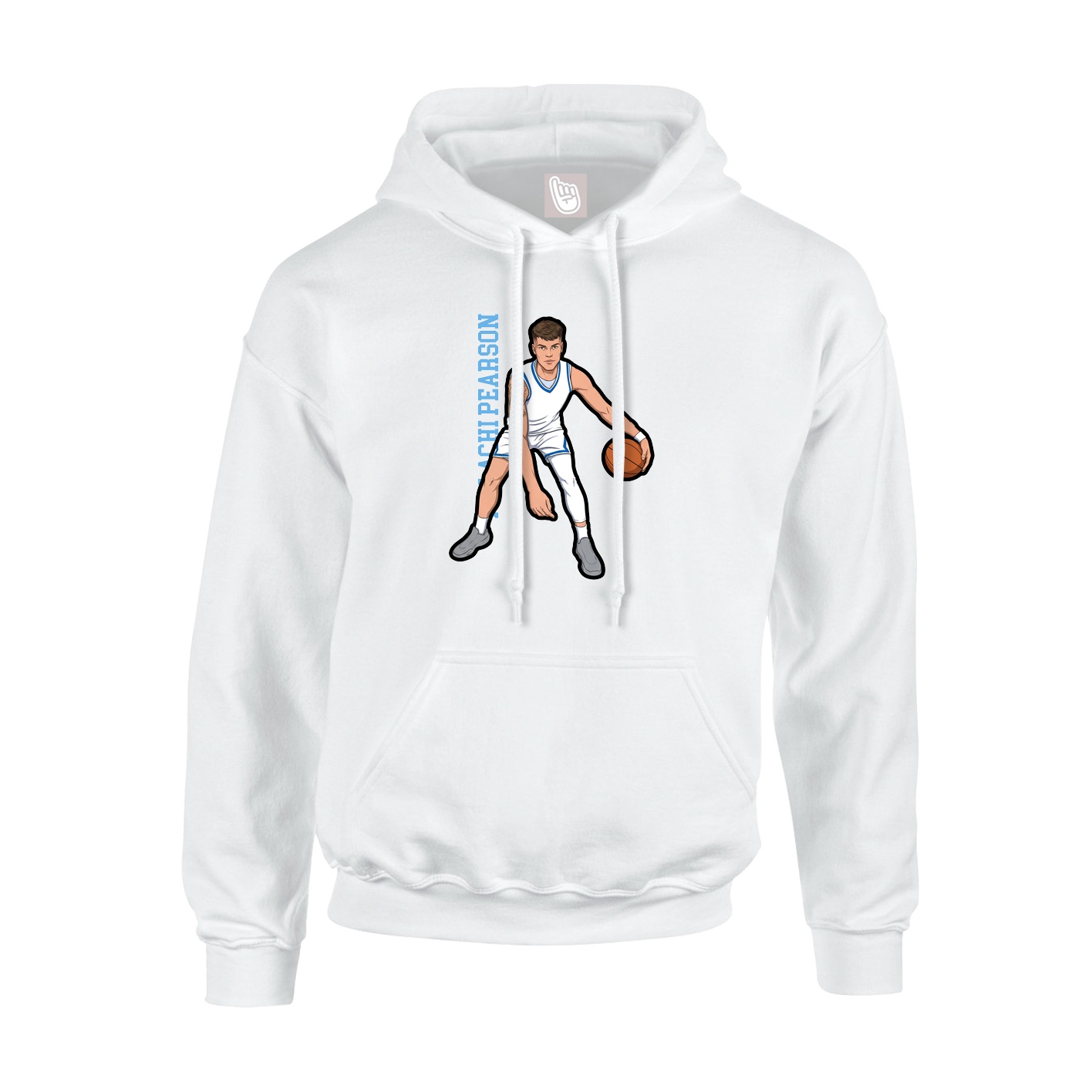 Youth Hoodie — Classic in White