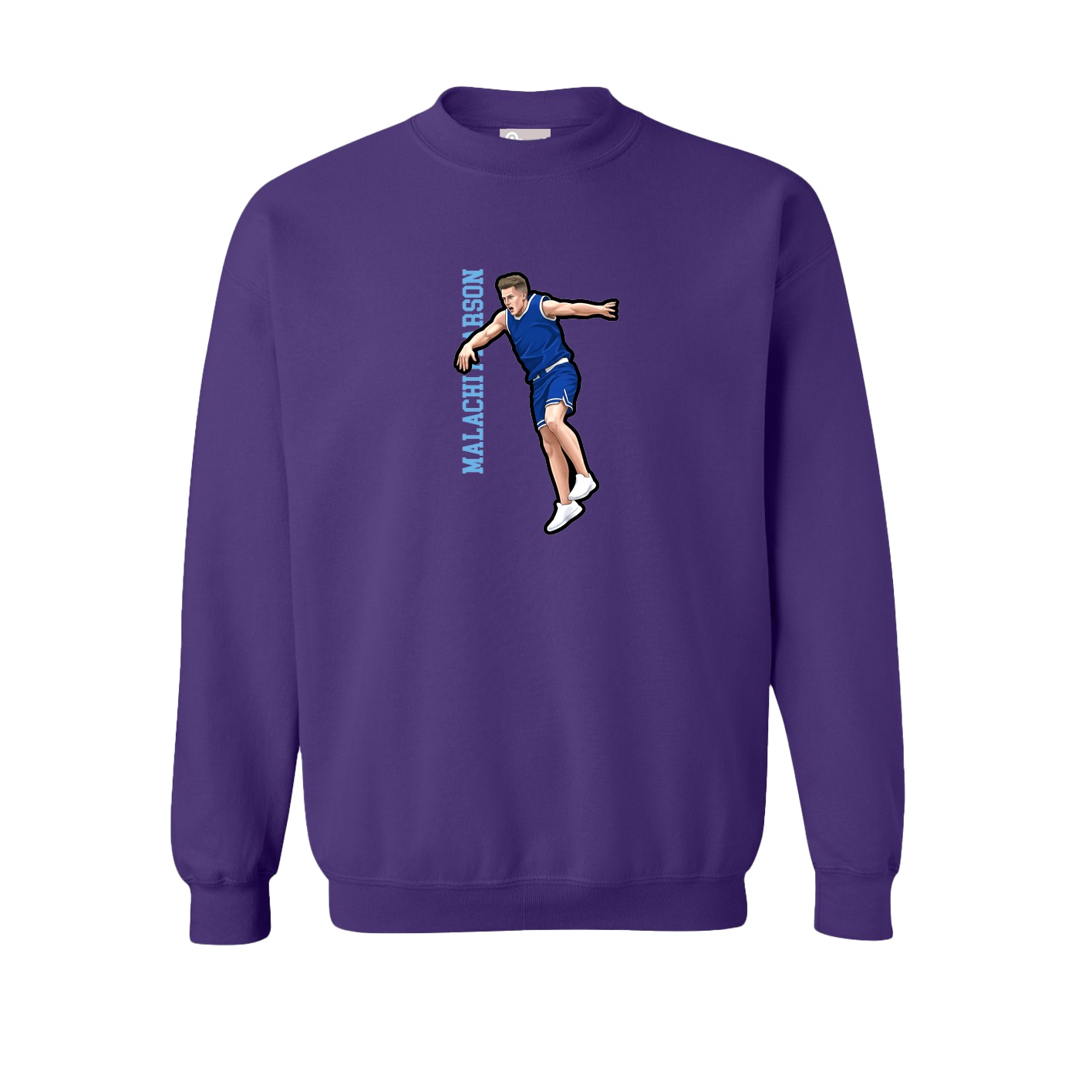 Fleece Crew — Classic in Purple