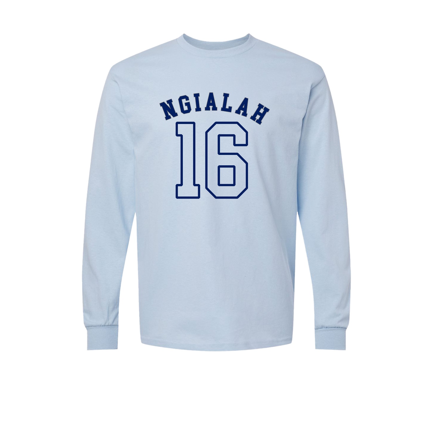 Long Sleeve Tee — Shirsey Arch in Light Blue