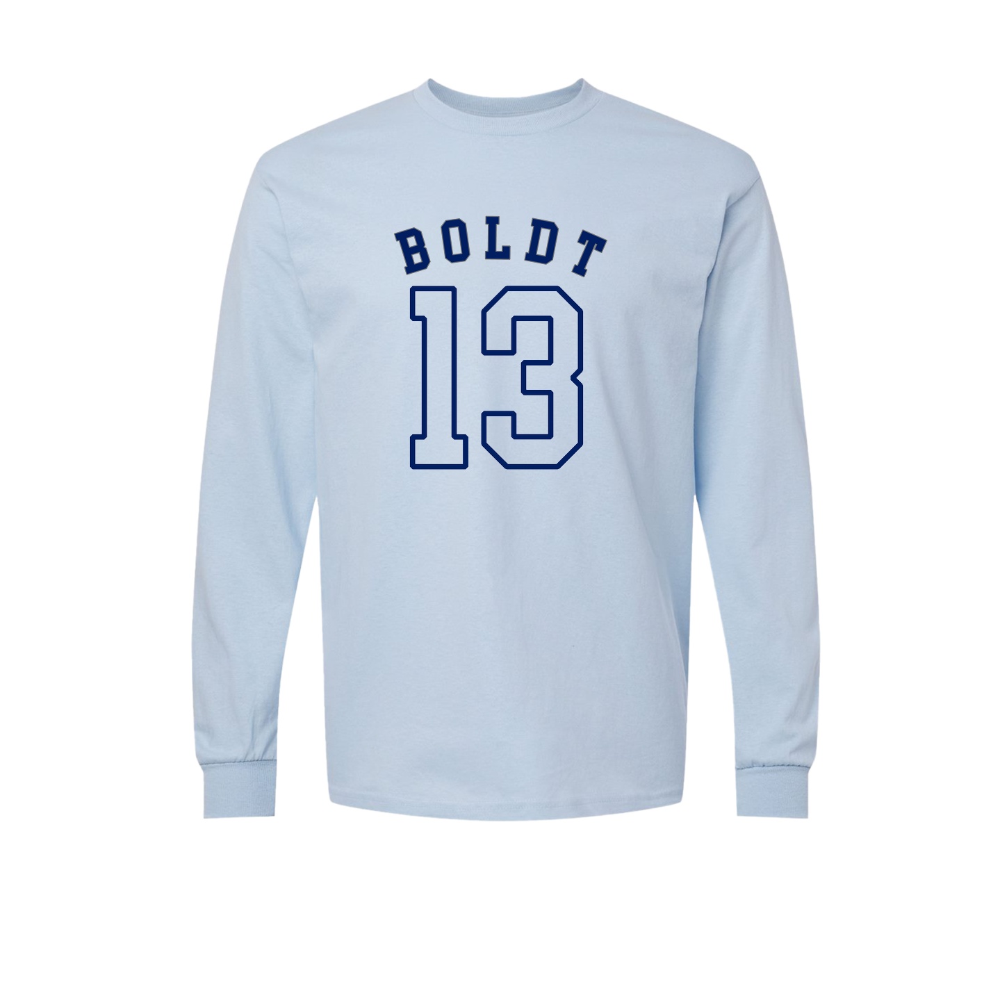 Long Sleeve Tee — Shirsey Arch in Light Blue