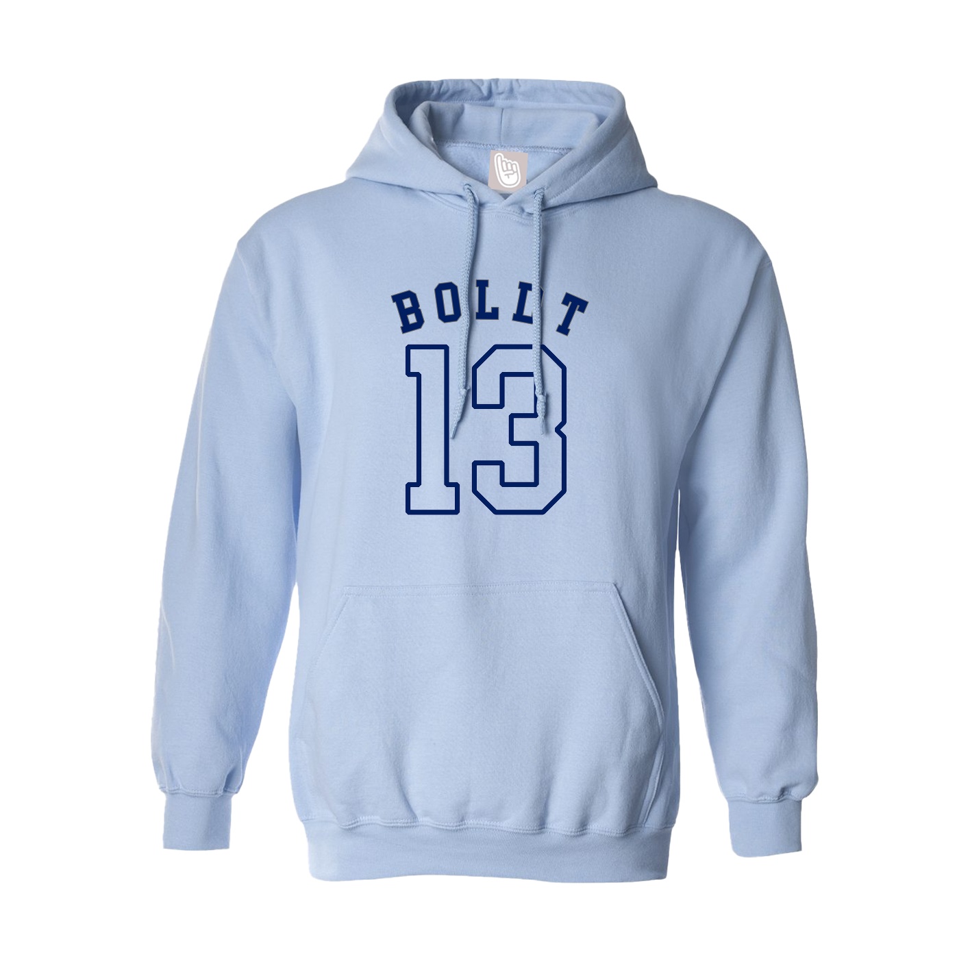 Hoodie — Shirsey Arch in Light Blue