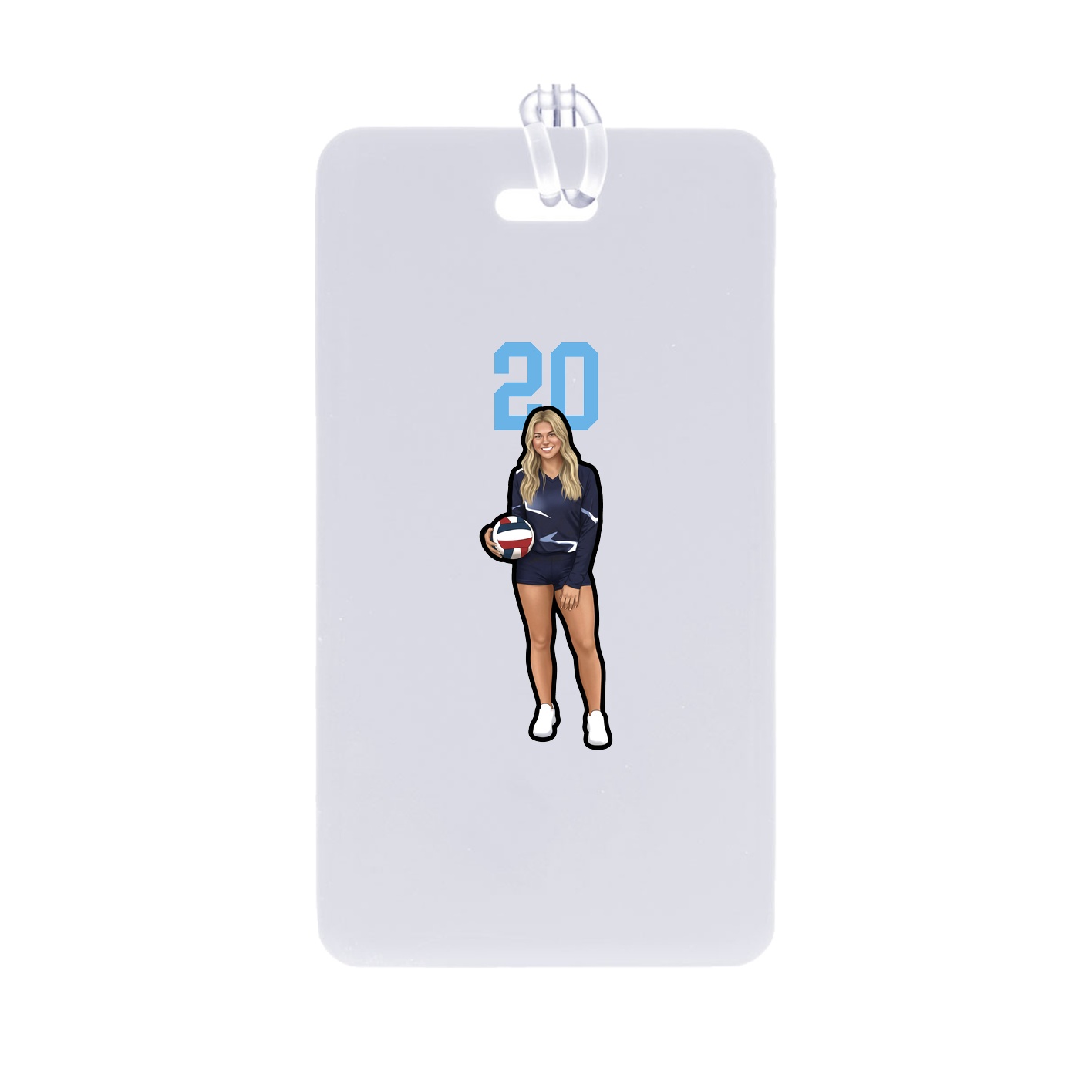 Bag Tag — Number Top in Classic