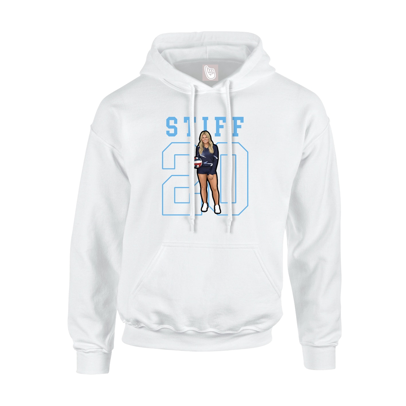 Youth Hoodie — Shirsey in White