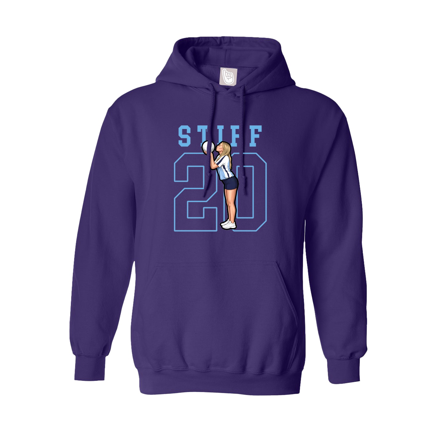 Hoodie — Shirsey in Purple