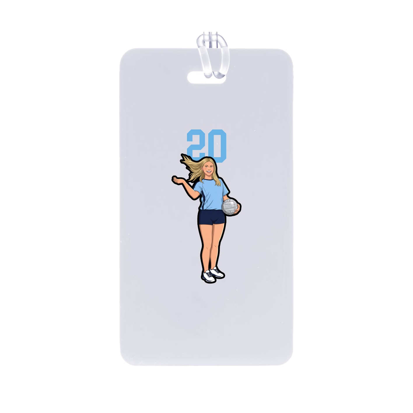 Bag Tag — Number Top in Classic