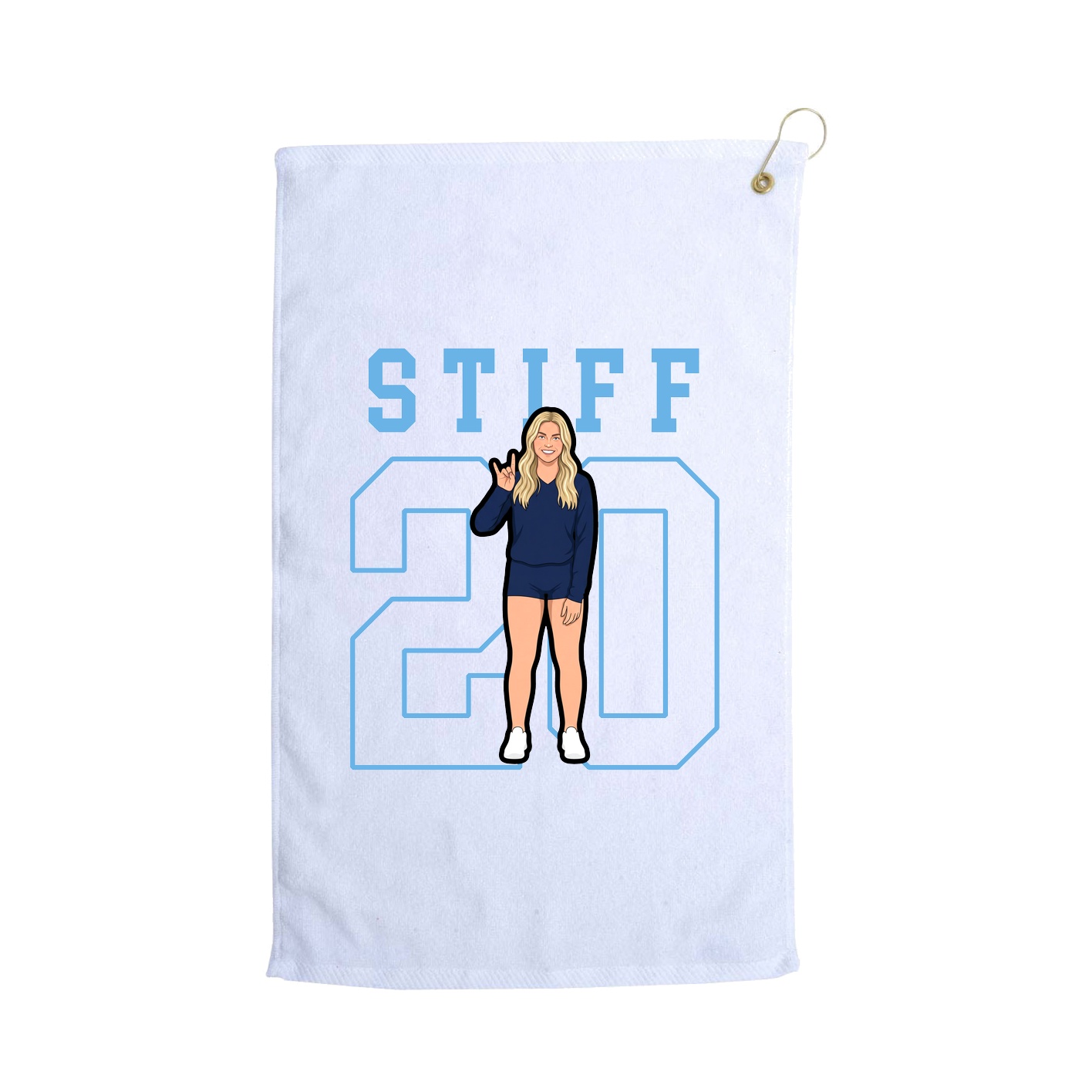 Golf Towel — Shirsey in White