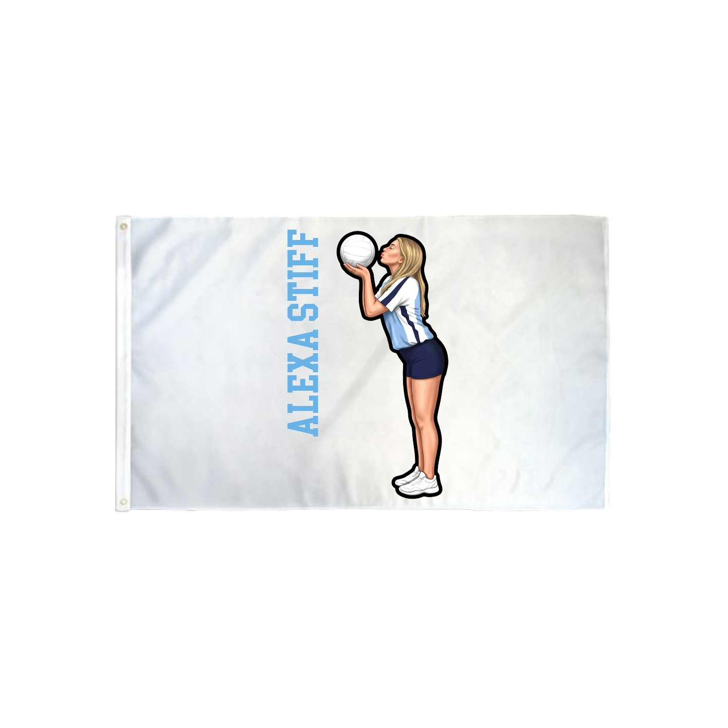 3x5 Flag — Name Vertical in Classic