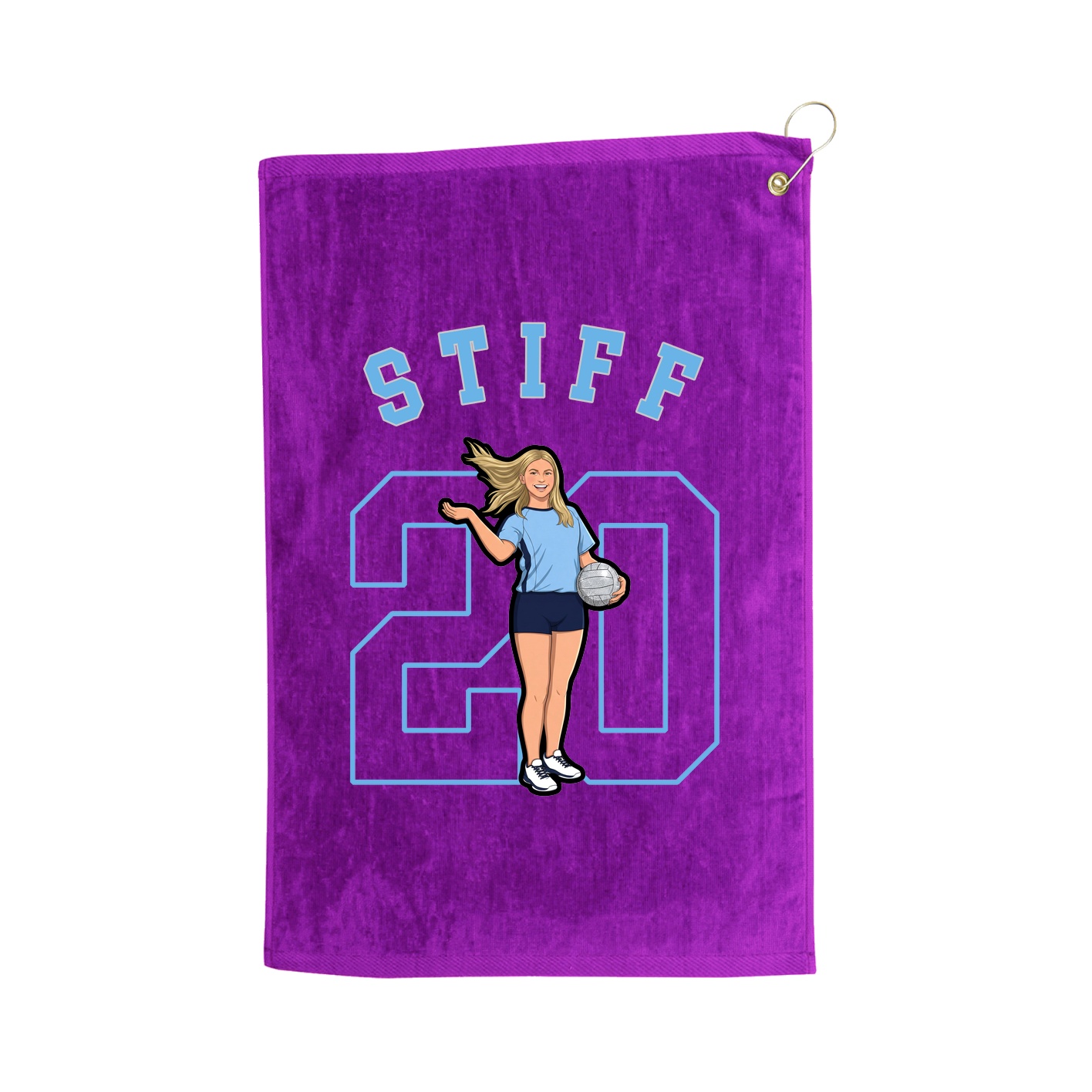 Golf Towel — Shirsey Arch in Purple
