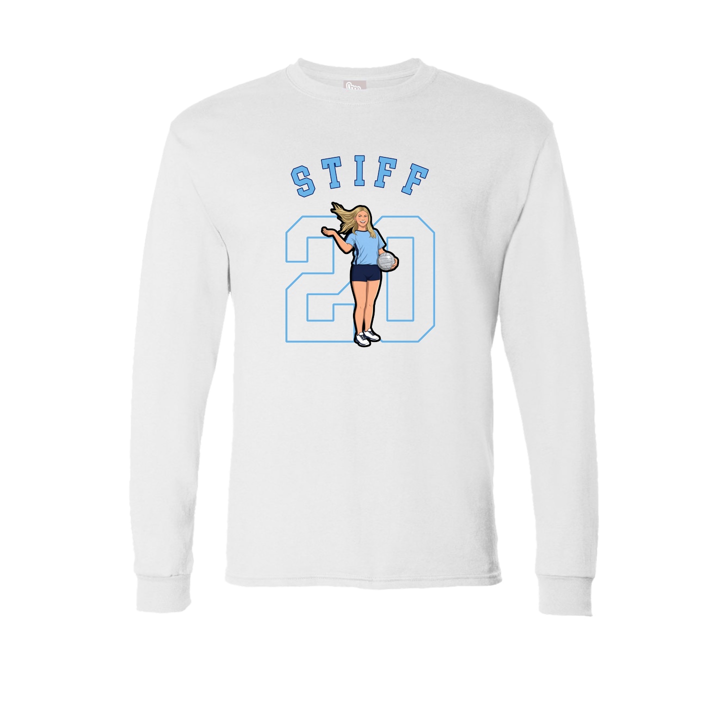 Long Sleeve Tee — Shirsey Arch in White