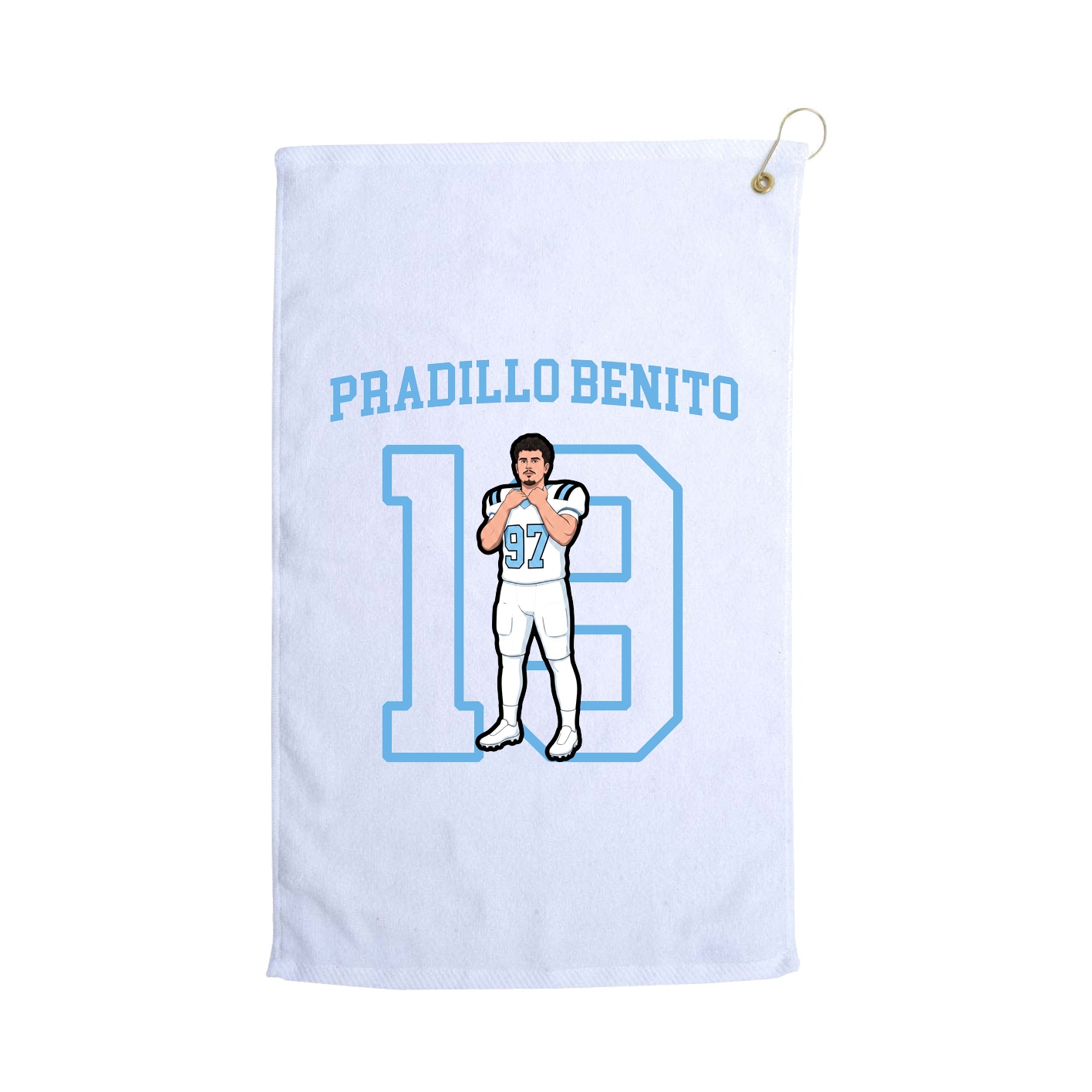 Golf Towel — Shirsey in White