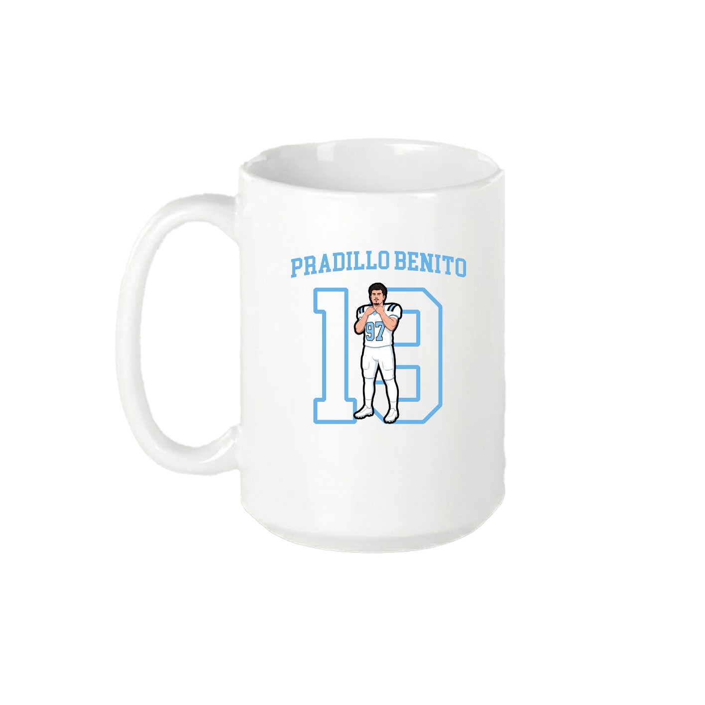 15oz Coffee Mug — Shirsey in White
