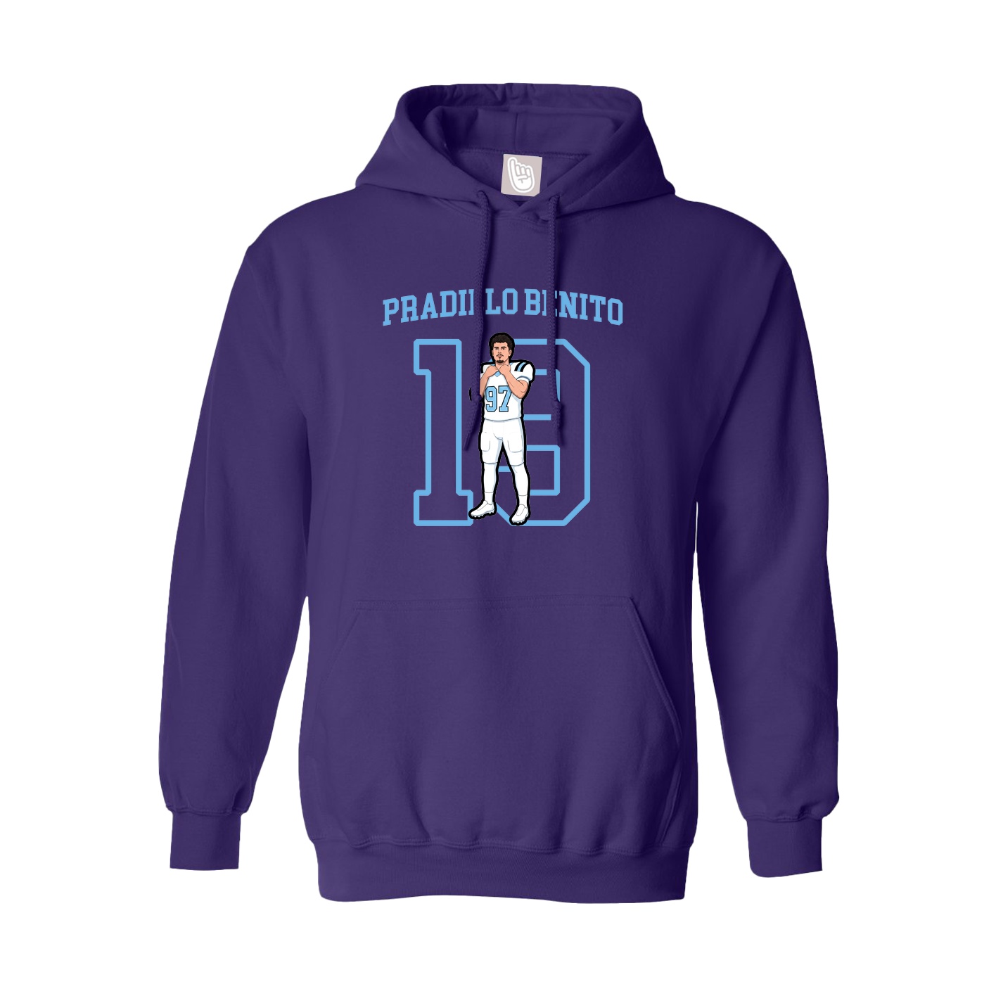 Hoodie — Shirsey in Purple