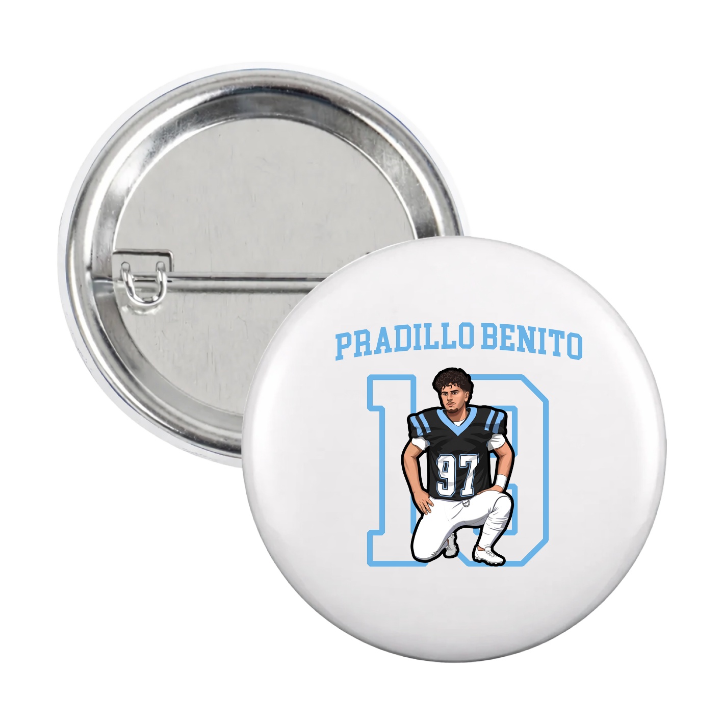 Game Day Button — Shirsey in White
