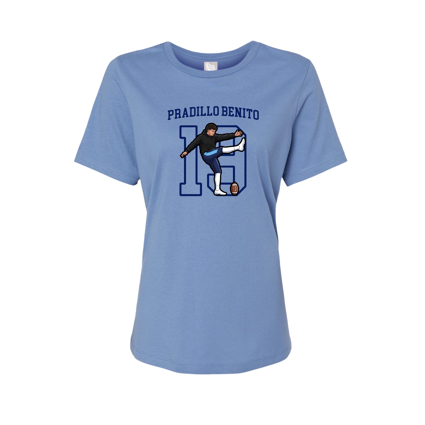 Fitted Women's Tee — Shirsey in Powder Blue