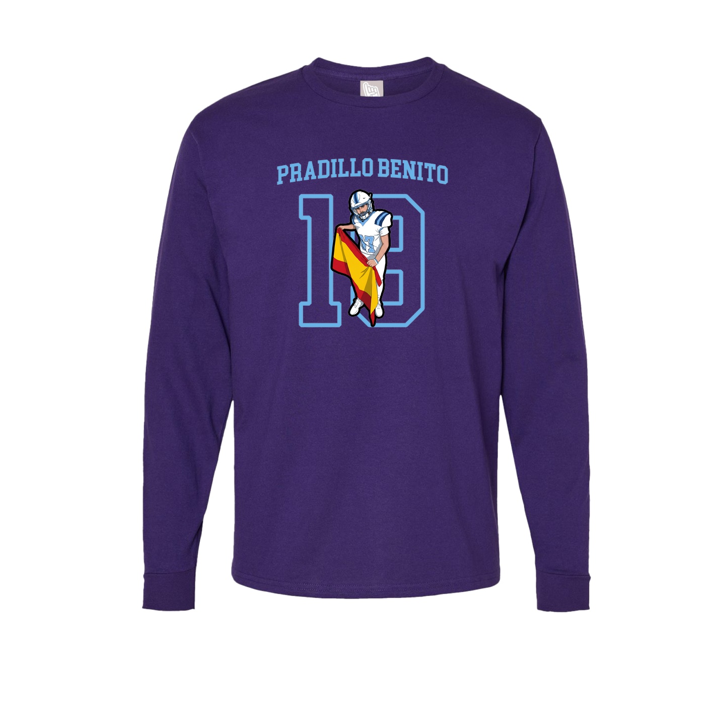Long Sleeve Tee — Shirsey in Purple