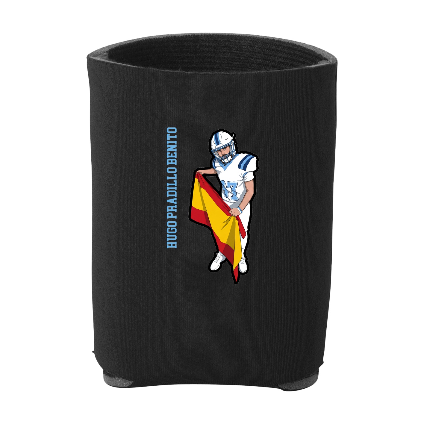 Can Holder — Name Vertical in Black