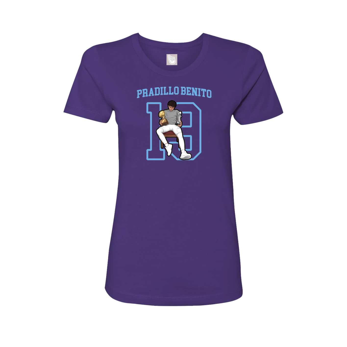 Fitted Women's Tee — Shirsey in Purple