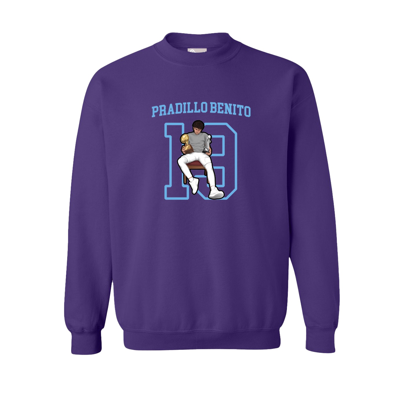 Fleece Crew — Shirsey in Purple