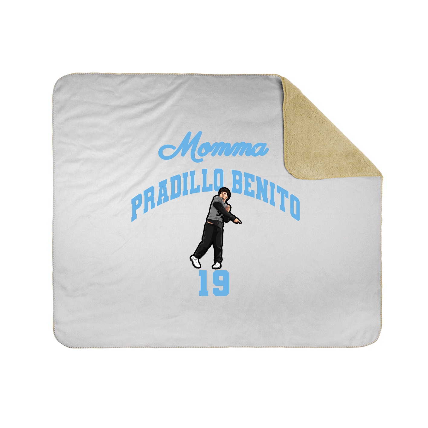Throw Blanket — Mothers Day Arch in White