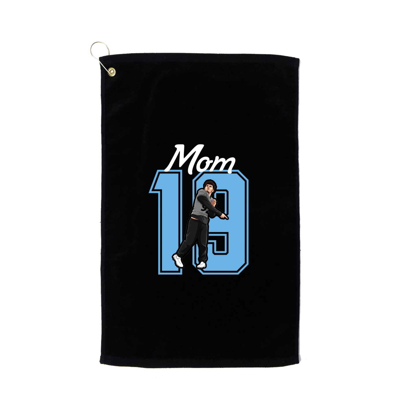 Golf Towel — Mothers Day Shirsey in Black