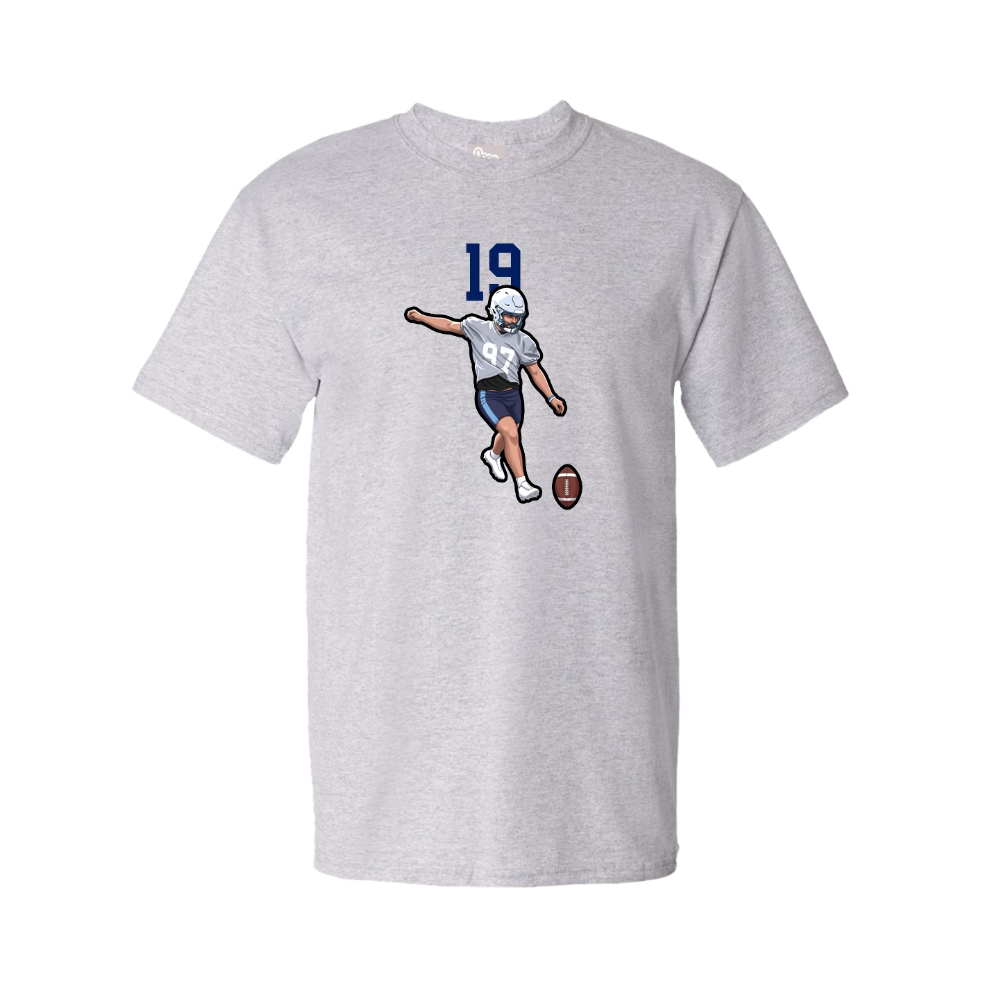Tee — Number Top in Grey