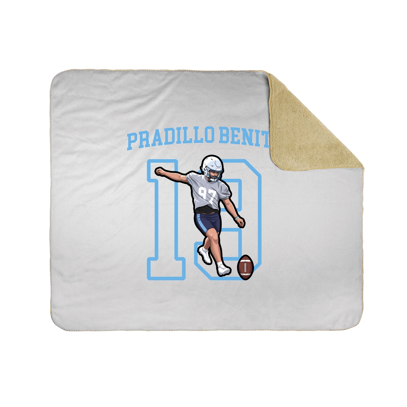 Throw Blanket — Shirsey in White