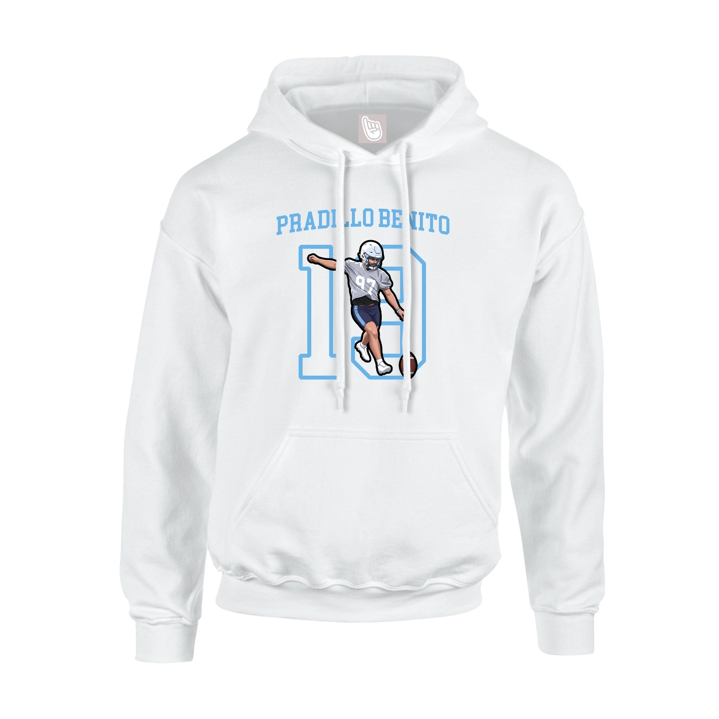 Youth Hoodie — Shirsey in White