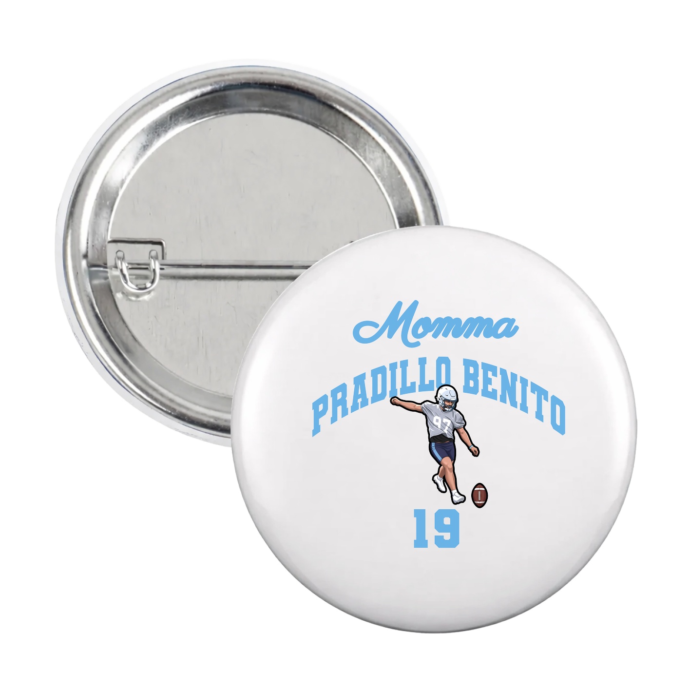 Game Day Button — Mothers Day Arch in White