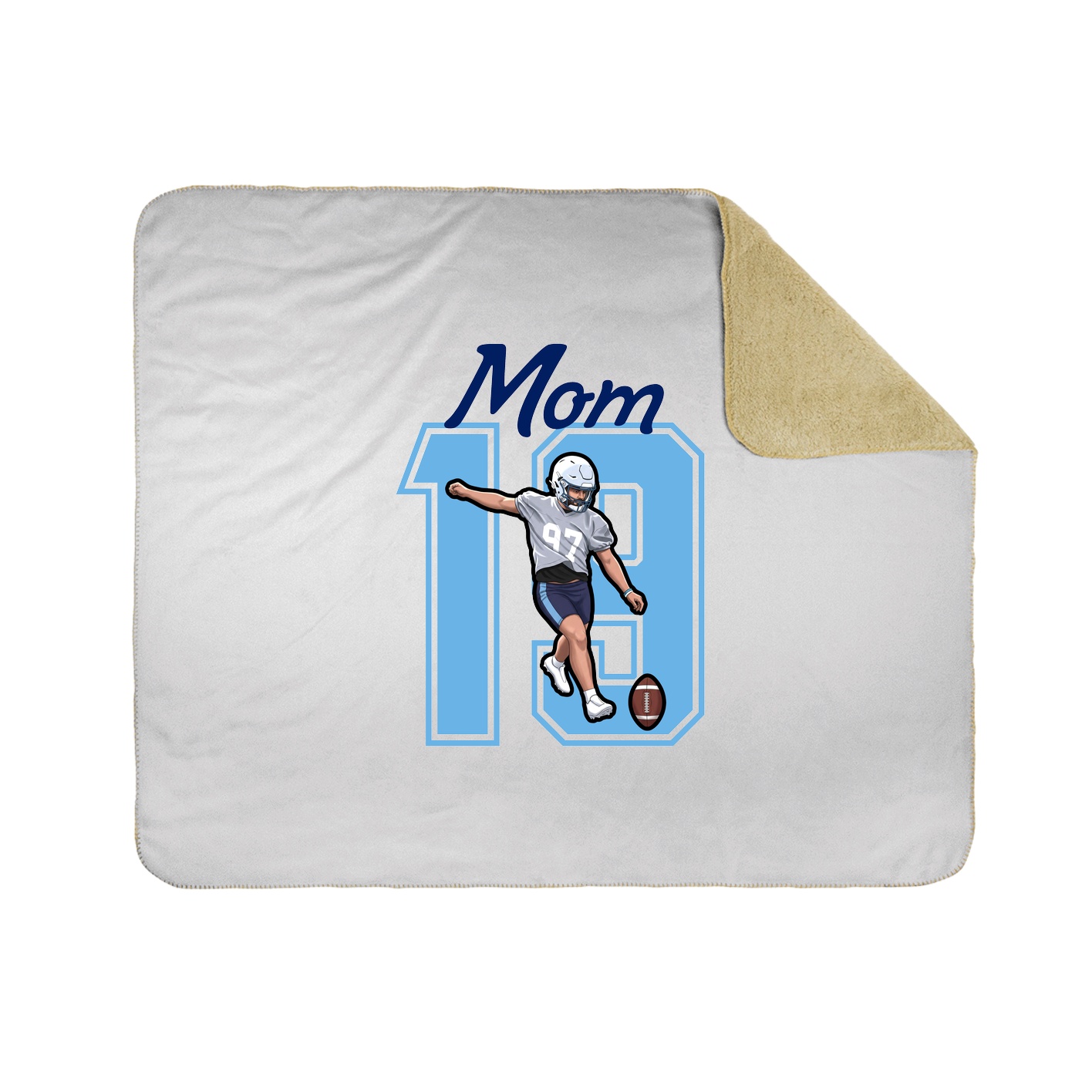 Throw Blanket — Mothers Day Shirsey in White