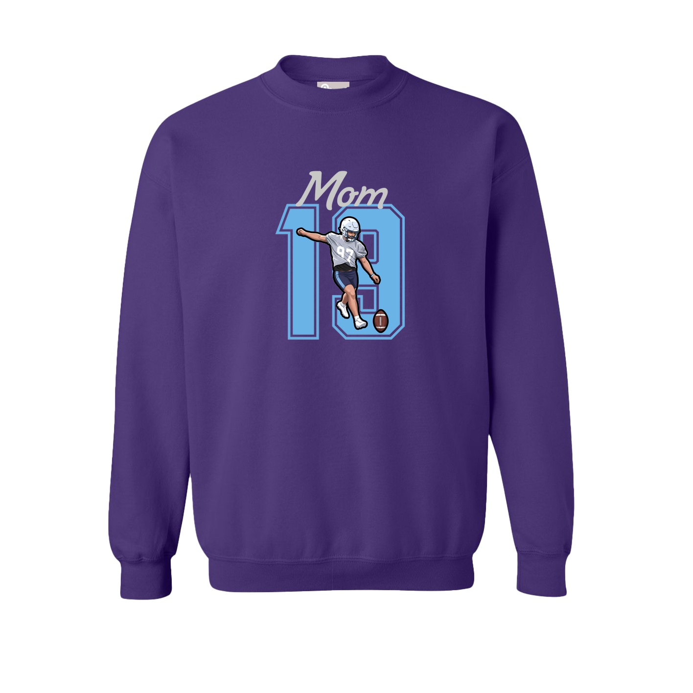Fleece Crew — Mothers Day Shirsey in Purple