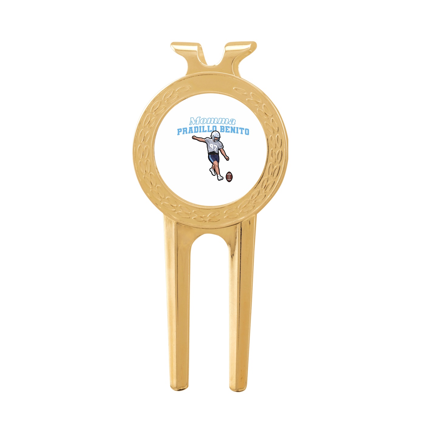 Divot Tool with Ball Marker — Mothers Day Block in Classic