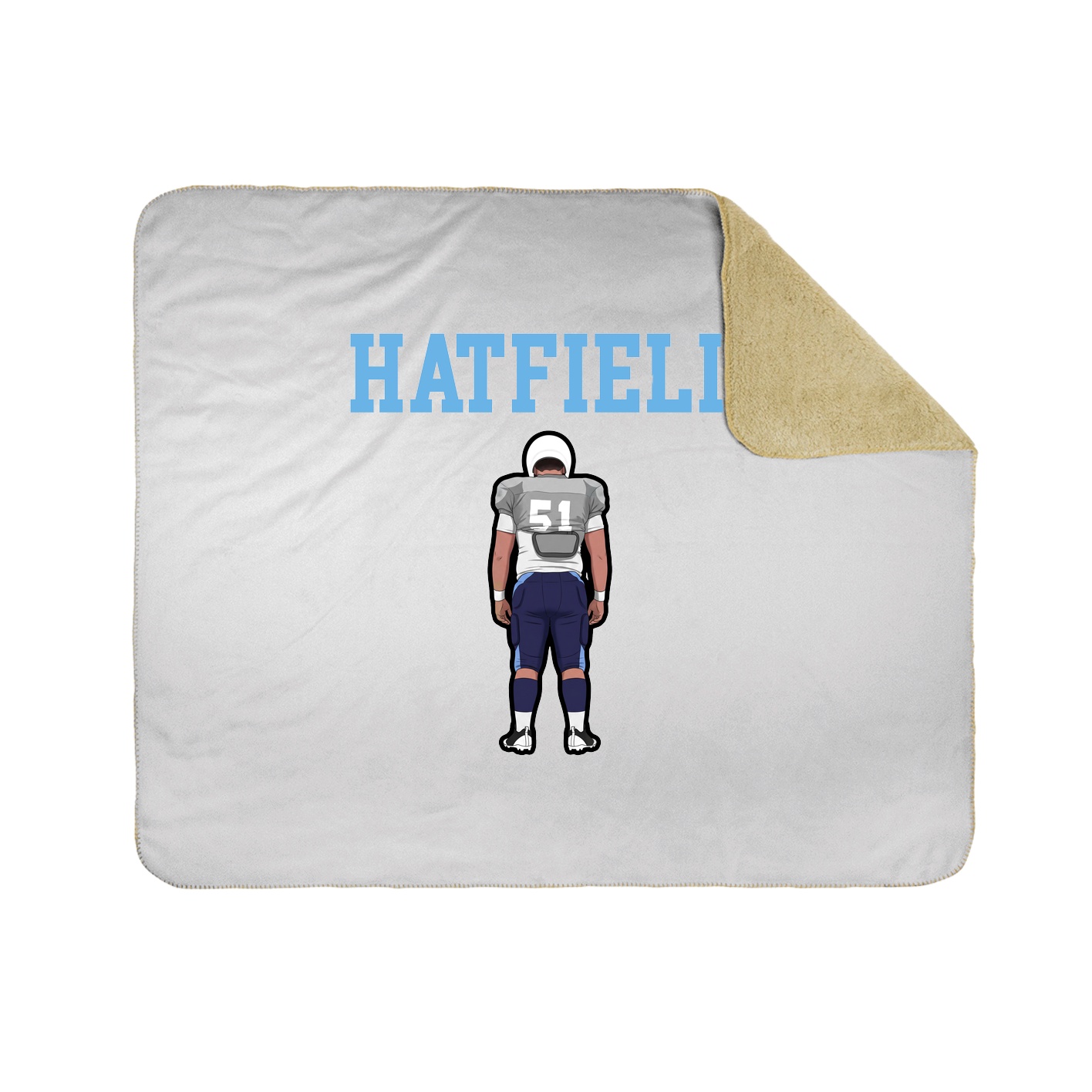 Throw Blanket — Shirsey in White