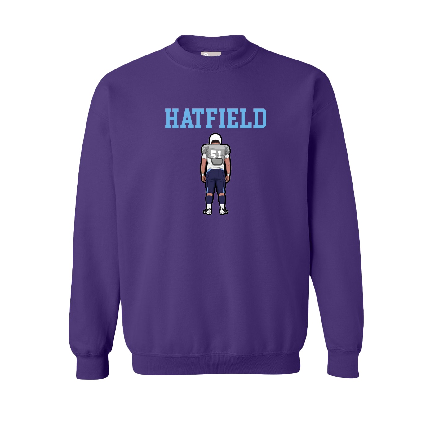 Fleece Crew — Shirsey in Purple