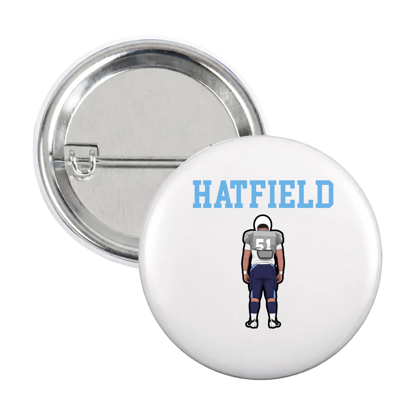 Game Day Button — Shirsey in White