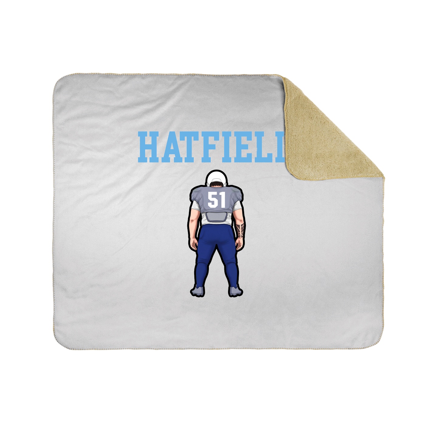 Throw Blanket — Shirsey in White