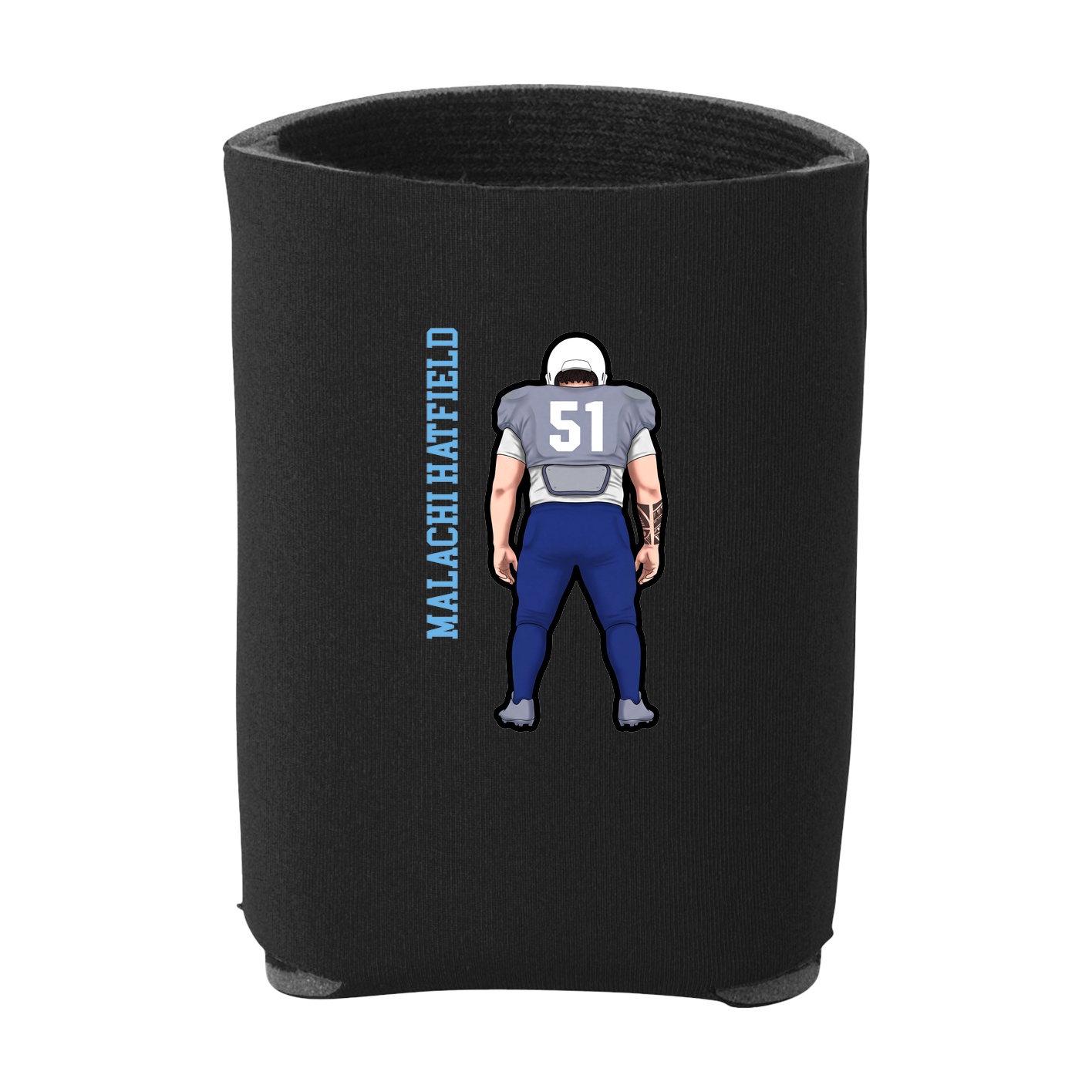 Can Holder — Name Vertical in Black