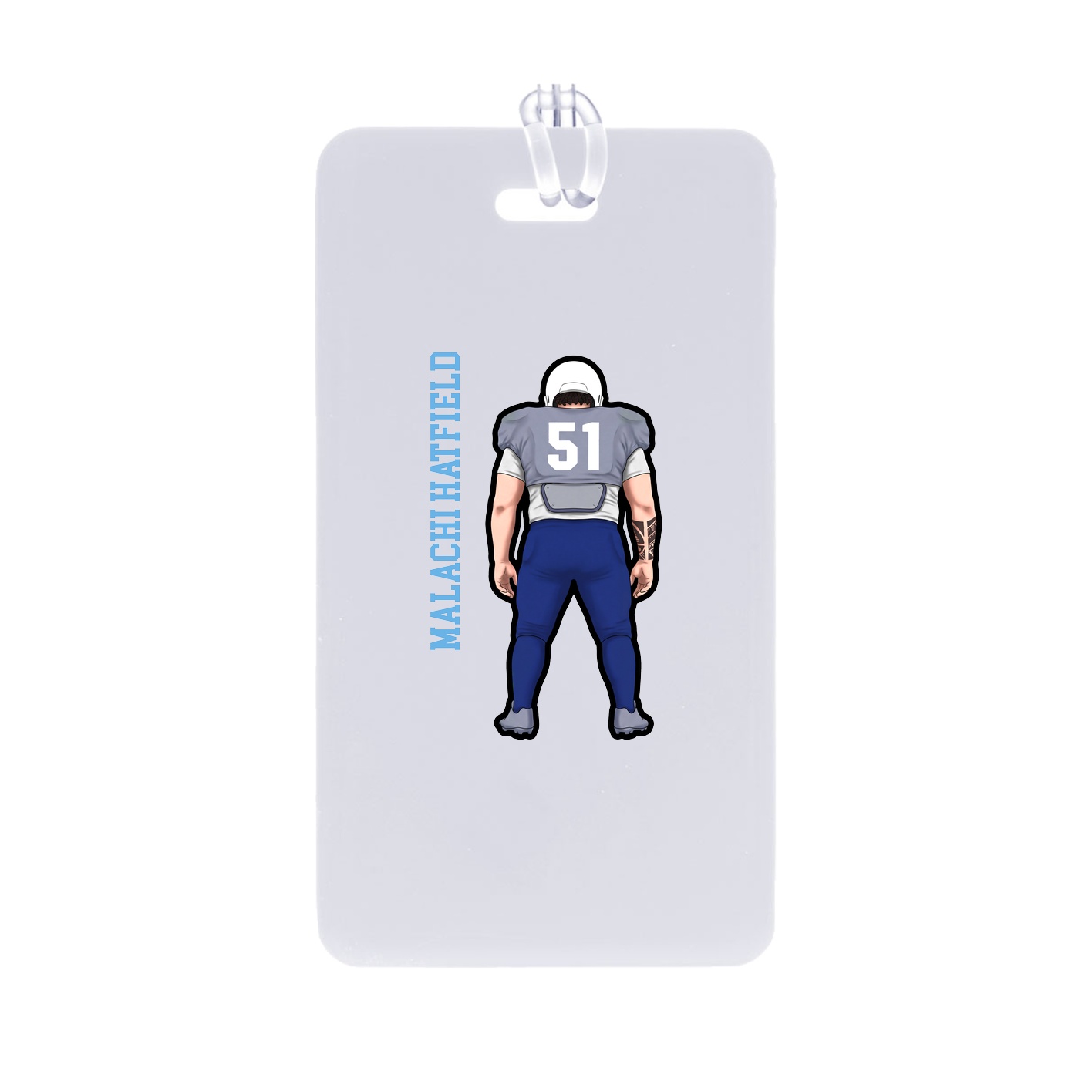 Bag Tag — Name Vertical in Classic