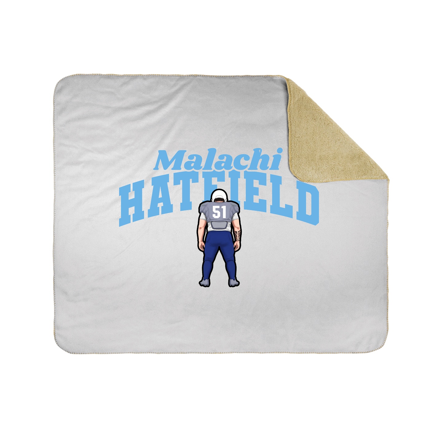 Throw Blanket — Signature Arch in White