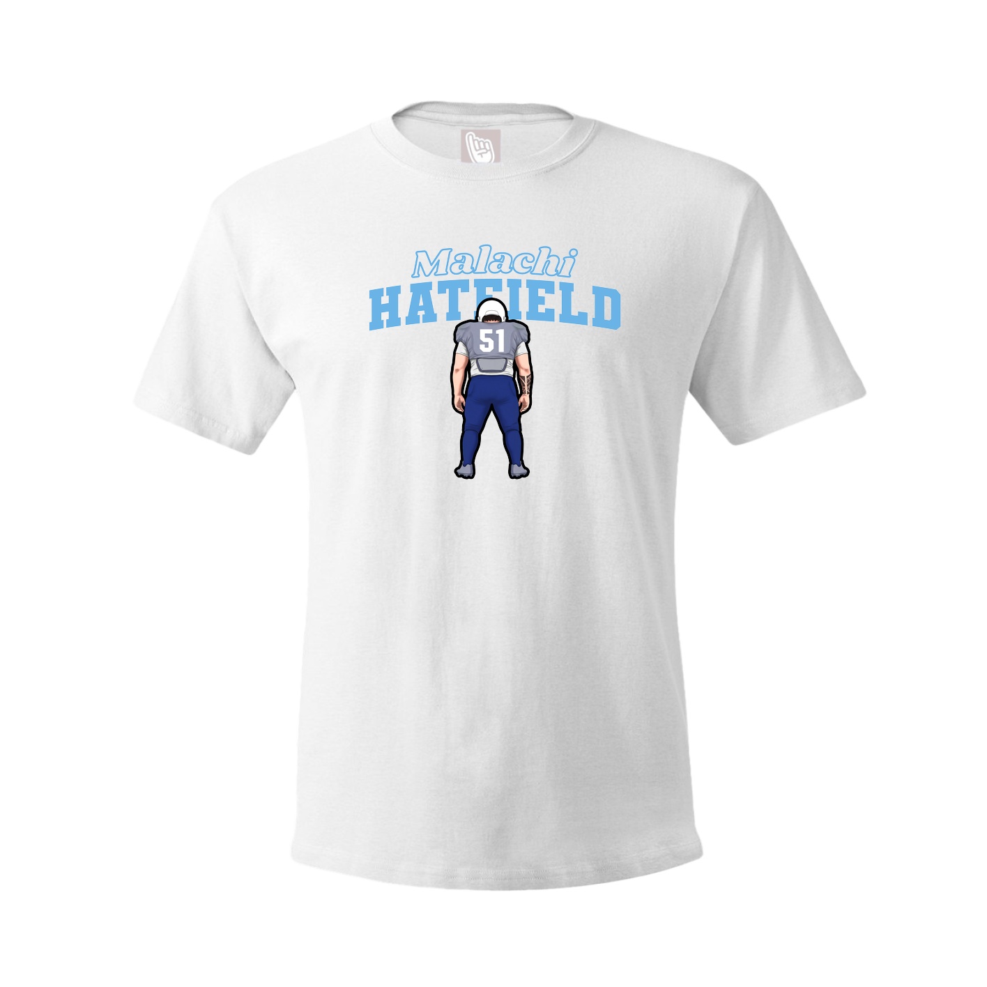Tee — Name Arch in White